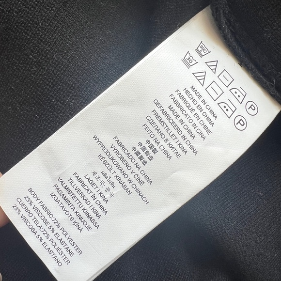 MICHAEL KORS: Stretch Leggings with leather detail (Size: L) - Picture 5 of 5